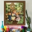 ฝูงผีเสื้อ ชุดปักครอสติส พิมพ์ลาย ครอสติสจีน งานฝีมือทำที่บ้าน DIY