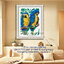 ผี้เสื้อ ครอสติสคริสตัล Diamond painting โมเสก ภาพติดเพชร งานฝีมือ DIY