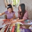 แมนดารินคู่ ในสระน้ำ ชุดปักครอสติส พิมพ์ลาย ครอสติสจีน งานฝีมือทำที่บ้าน DIY