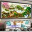 กำแพงเมืองจีน ต้นสน กระเรียน ครอสติสคริสตัล Diamond painting โมเสก ภาพติดเพชร งานฝีมือทำที่บ้าน DIY