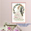 นกคู่ดอกเหมย ชุดปักครอสติช พิมพ์ลาย ครอสติสจีน งานฝีมือ DIY