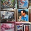 กวางขาวในป่าหิมะ ครอสติสคริสตัล Diamond painting โมเสก ภาพติดเพชร งานฝีมือ DIY