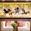 ครอบครัวม้ามงคล ครอสติสปักสำเร็จ11CT:ขนาดผ้า :175X80 ซม.