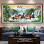 ม้า8ตัว มงคล ครอสติสปักสำเร็จ190x85cm ไม่รวมกรอบ งานฝีมือ DIY
