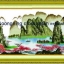 ทิวทัศน์ ชุดปักครอสติช พิมพ์ลาย ครอสติสจีน งานฝีมือ DIY