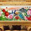 นกยูง ครอสติสคริสตัล Diamond painting โมเสก ภาพติดเพชร งานฝีมือ DIY