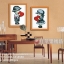 ดอกไม้สีทอง+หงส์ ชุดปักครอสติช พิมพ์ลาย ครอสติสจีน งานฝีมือ DIY