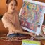 Women India ชุดปักครอสติส พิมพ์ลาย ครอสติสจีน งานฝีมือทำที่บ้าน DIY