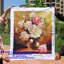 ปลาคราฟคู่ มงคล ชุดปักครอสติช พิมพ์ลาย ครอสติสจีน งานฝีมือ DIY