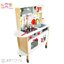มีบริการประกอบให้ จัดส่งในกรุงเทพ + 500 ฿ PlayTive Junior Kitchen Wooden Toy ครัวไม้เทาแดง สูง110 ซม.ชุดครัวไม้ของเล่น ชุดครัวเด็ก