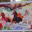 ม้า8ตัว มงคล ครอสติสปักสำเร็จ150x60cm ไม่รวมกรอบ งานฝีมือ DIY