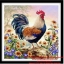 ไก่มงคล ครอสติสคริสตัล Diamond painting โมเสก ภาพติดเพชร งานฝีมือทำที่บ้าน DIY