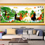 ม้า8 มงคล ครอสติสปักสำเร็จ230x90cm ไม่รวมกรอบ งานฝีมือ DIY