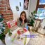 นกคู่ดอกไม้สวยงาม ชุดปักครอสติช พิมพ์ลาย ครอสติสจีน งานฝีมือ DIY