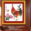 แจกันดอกไม้ ชุดปักครอสติส พิมพ์ลาย ครอสติสจีน งานฝีมือทำที่บ้าน DIY