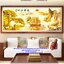 เรือสำเภาทอง ค้าขายร่ำรวย ครอสติสคริสตัล Diamond painting โมเสก ภาพติดเพชร งานฝีมือทำที่บ้าน DIY