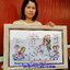 อินทรี ชุดปักครอสติช พิมพ์ลาย ครอสติสจีน งานฝีมือ DIY