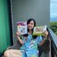 คู่รักCoffee break ชุดปักครอสติช พิมพ์ลาย ครอสติสจีน งานฝีมือ DIY