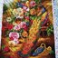 นกยูงมงคล ครอสติสปักสำเร็จ110x80cm ไม่รวมกรอบ งานฝีมือ DIY